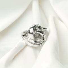 One of a kind Drift Sterling Silver Ring - Size P